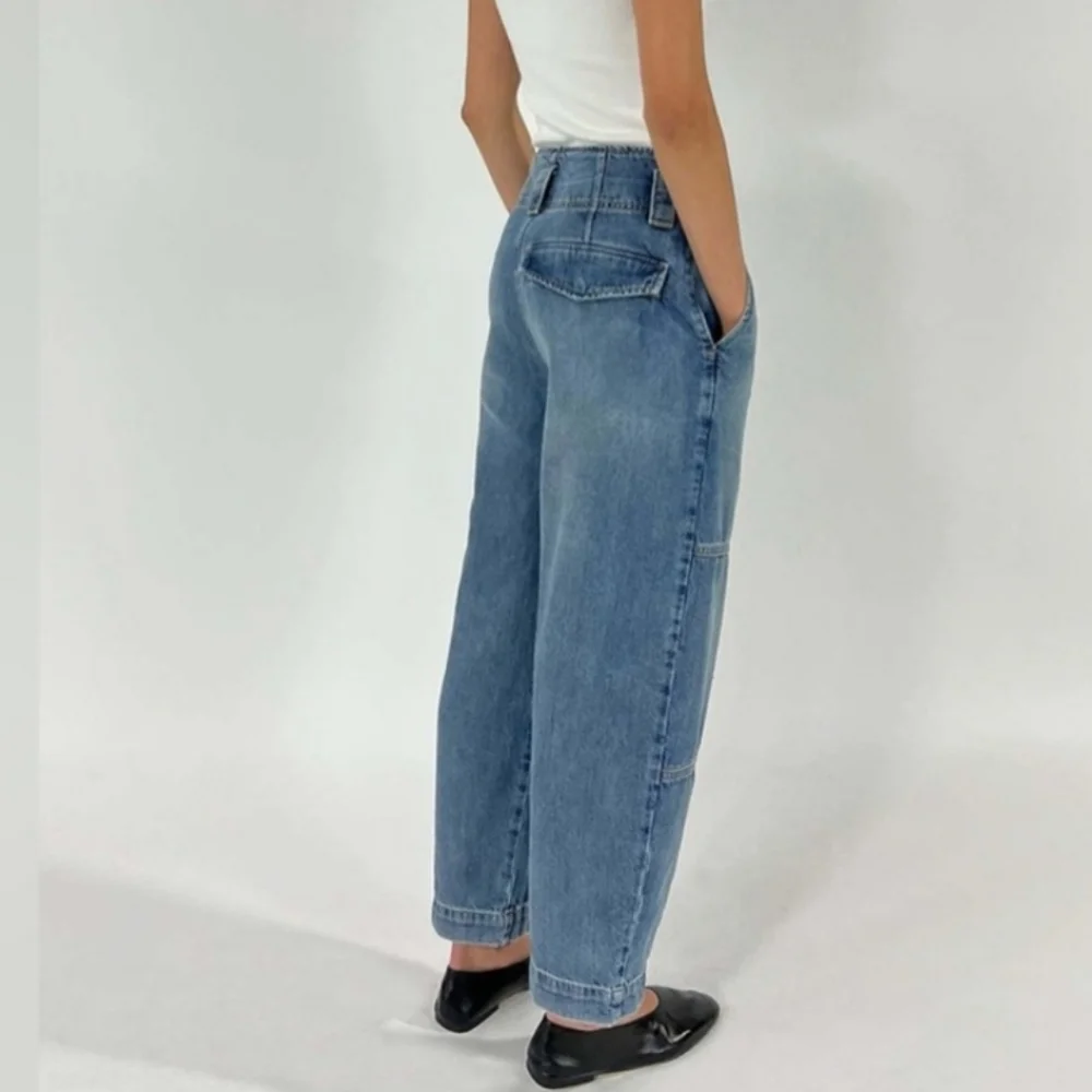 NWT Etica Juni Relaxed Fit Cargo Jeans Size 27 - Picture 3 of 12